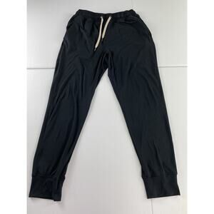 Right Of Way Pants Mens Medium Black Loungewear Joggers Drawstring Waist Soft